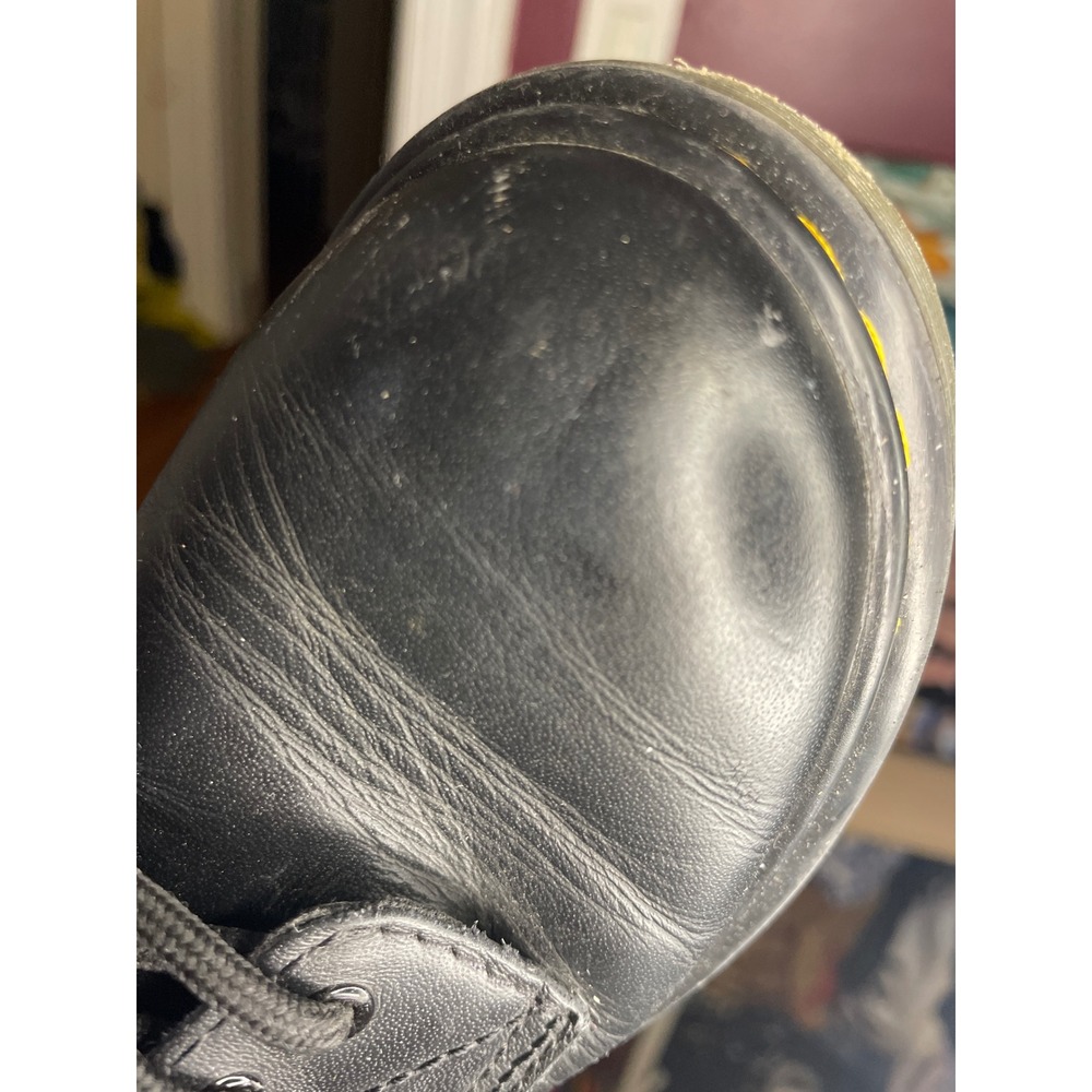 Dr. Martens 1460 J Black Leather Ankle Boots‎ Kids US 2 AirWair lace up - Picture 7 of 8